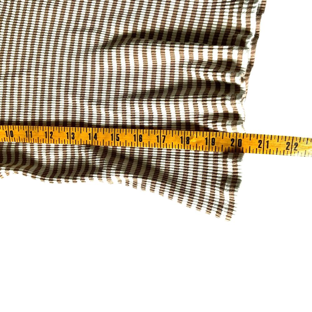 MNG Two-Color Striped Ribbed Blouse: Modern - Picture 7 of 7